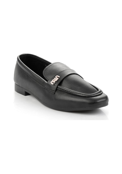 Bambi Siyah Kadın Loafer Ayakkabı K01688011609 Siyah