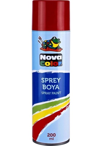 Kırmızı Sprey Boya 200 Ml No Color