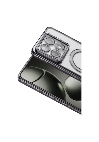 Xiaomi Mi 14t Pro Joke Simli Magneticsafe Kılıf - Siyah 0.2M-Çok Renkli