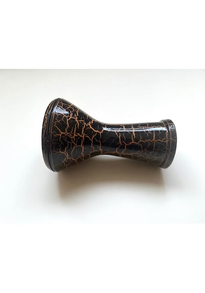 Vatan Darbuka 5 Numara, Turuncu Çatlak Desenli Darbuka 22cm Çap