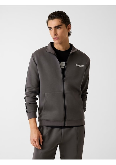 Guess Z2yq10kb3p2 Mickey Full Zip Erkek Sweatshirt Gri