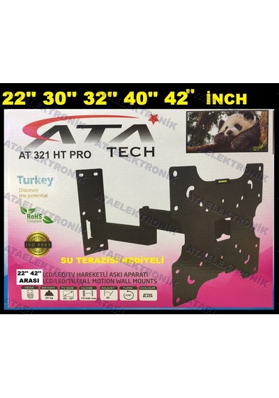 30'' 32'' İnç Led Tv Hareketli Askı Aparatı Tvs74