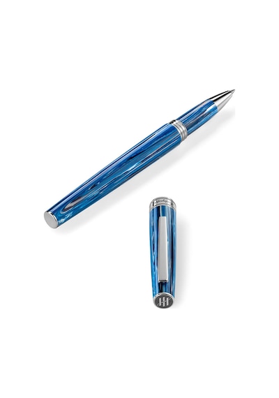 Montegrappa Armonia Greatness Starts Small Adriatic Sea Roller Ka Mavi