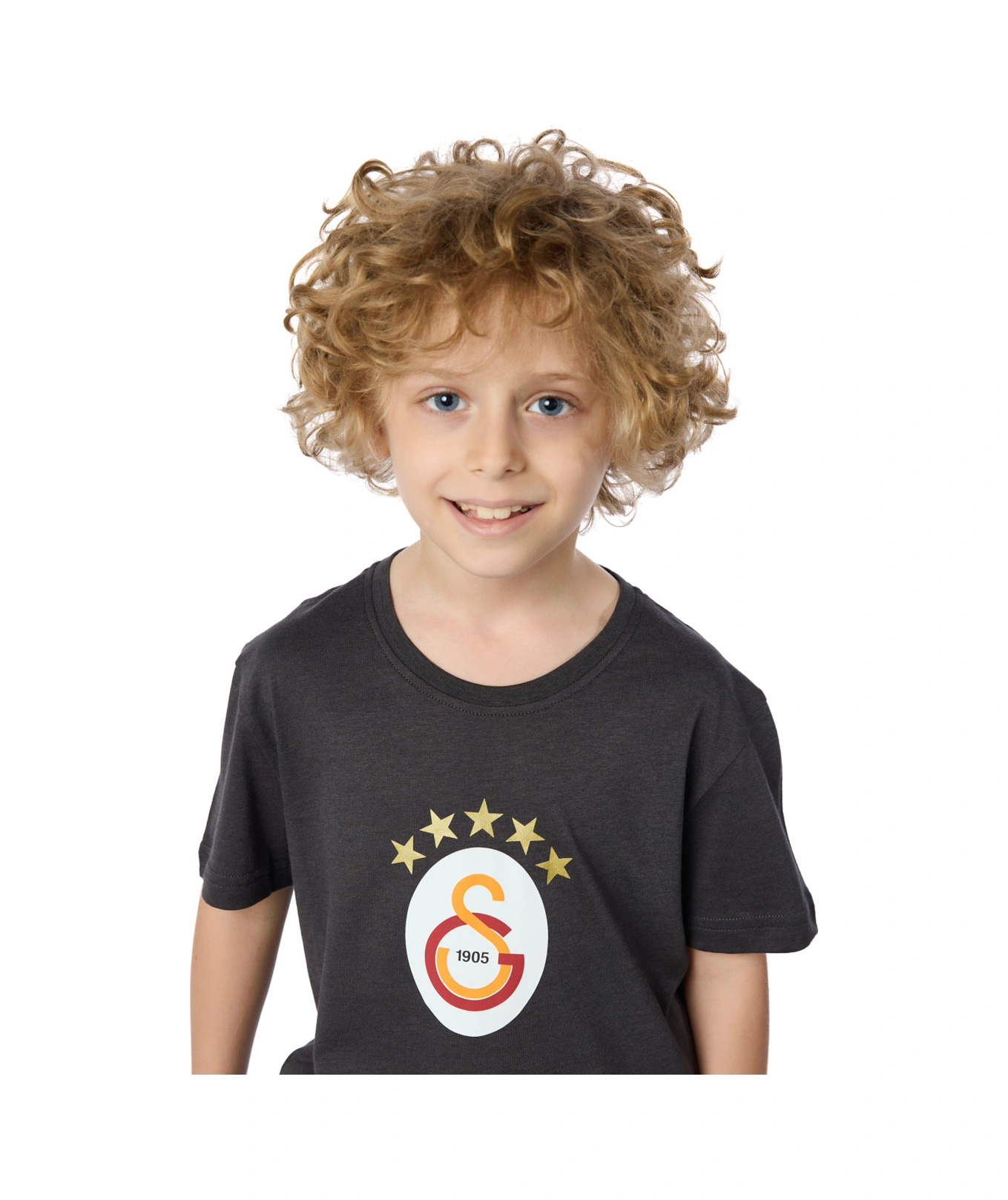 Gsstore Galatasaray 5 Yıldız Çocuk T-shirt C251402 Antrasit