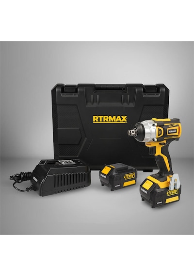 Kömürsüz Akülü Somun Sıkma 18v 1/2 250nm 2x4.0 Ah Akü Rtrmax X-lıon - Rtx2028