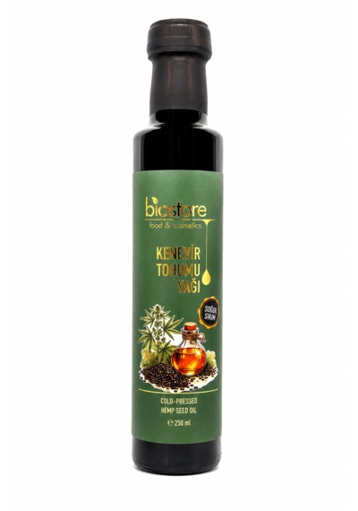 Biostore Soğuk Sıkım Kenevir Tohumu Yağı 250 Ml