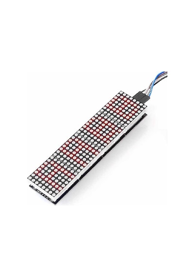 Robotistan 4'Lü 8X8 Kırmızı Dot Matrix Board