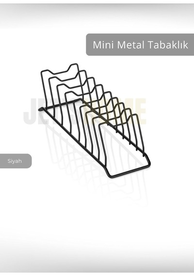 Jet's Home Tezgah U Stu Tabaklık Paslanmaz Tabak Tutucu Bulas Iklık Metal Bulas Ik Sepeti Siyah siyah