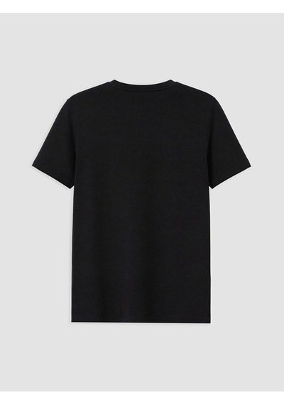 Lcwaıkıkı Classic Siyah Slim Fit %100 Pamuk Erkek Tişört