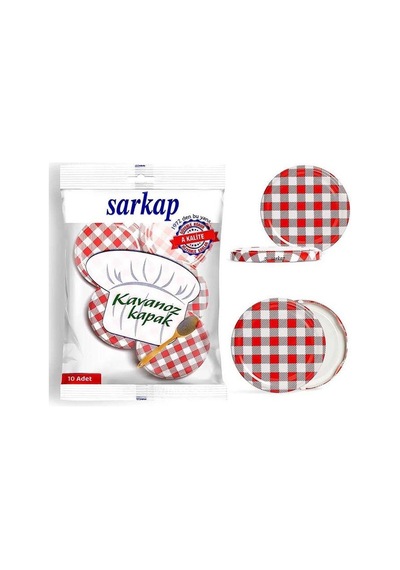 2 Adet Sarkap Kavanoz Kapağı 10'lu Çok Renkli