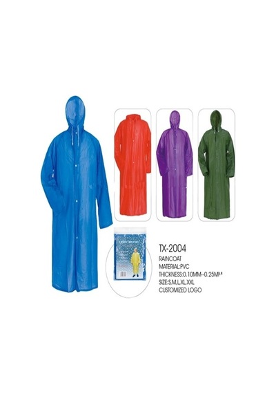 Marlux Raincoat Eva Unisex Bordo Yağmurluk Bordo