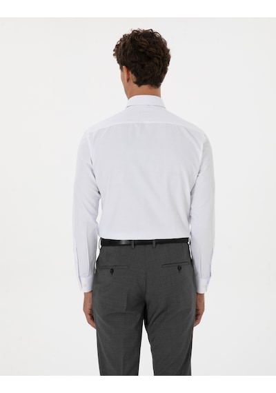 Pierre Cardin Erkek Beyaz Gömlek Basic 50316734-vr013 Beyaz