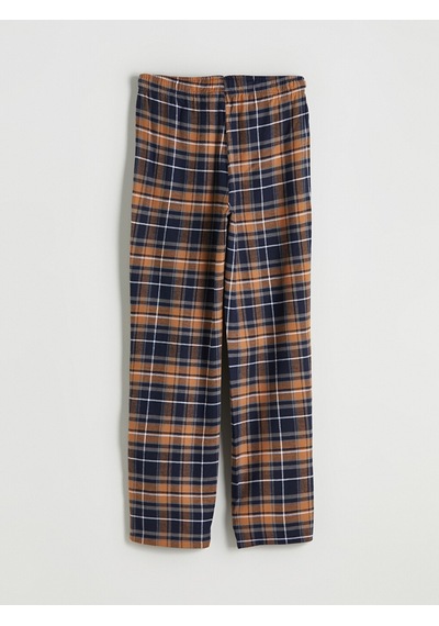 LC Waikiki Lc Waıkıkı Sarı Standart Kalıp Ekose Erkek Pijama Alt
