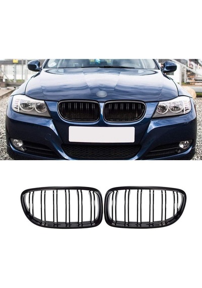 E90 Bmw E90 Lci M3 2005-2008 Ön Böbrek Panjur Piano Black N11.189