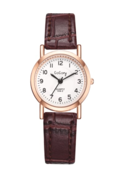 Dubhe Kahverengi Yuvarlak Vintage&retro Saat