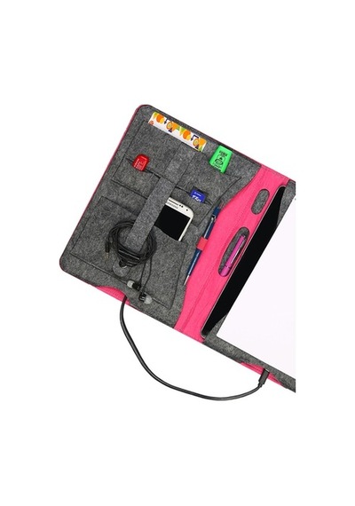 Yaratıcı Tasarım Keçe Tablet Kılıfı Organizer Tüm Markalara Uyar (494605528)