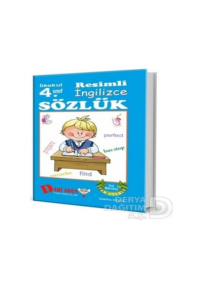 İlkokul 4. Sınıf Resimli İngilizce - Sabiha Dolu - Dahi Adam Yayıncılık