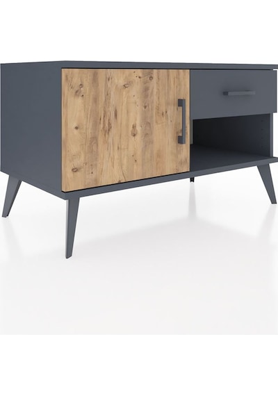 Hyperion Şifonyer Tek Raflı Tek Çekmeceli Tek Kapaklı 88x44x48 Antrasit-çam/antrasit Çam/antrasit Hyperion Şifonyer Tek Raflı Tek Çekmeceli Tek Kapaklı 88x44x48 Antrasit-çam/antrasit Çam/antrasit