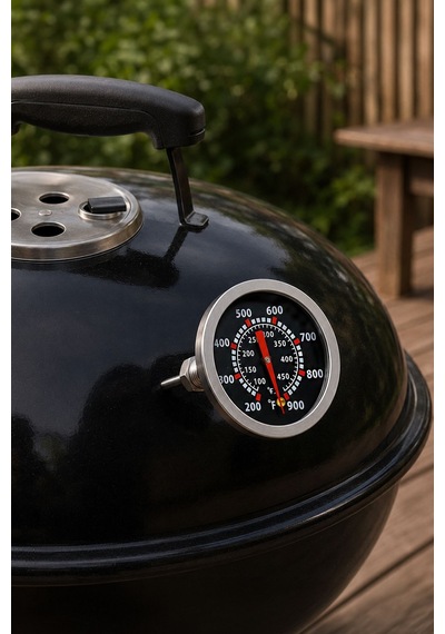 22 Cm Uzun Taşfırınlar İçin Özel Barbekü Mangal Fırın Termometresi 100-450 Derece Thr397