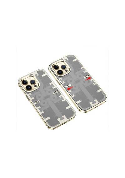 Apple İphone 13 Pro Max Kılıf Mekanik Bumper Kapak