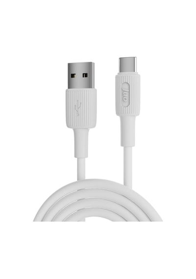 66w Usb-a To Usb Type-c Silikon Hızlı Şarj Ve Data Kablosu Beyaz 1 Metre