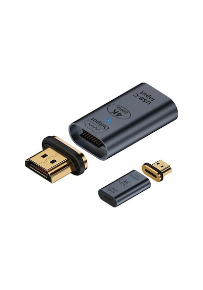 Ally Hdmı To Type-c 4k 60hz Mıknatıs Başlıklı Çevirici Otg Adaptör- 5775