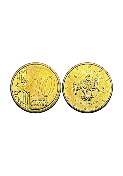 Avrupa - Bulgaristan 2026 Yılı Yeni Baskı 10 Euro Cent Koleksiyon Para Çil Unc