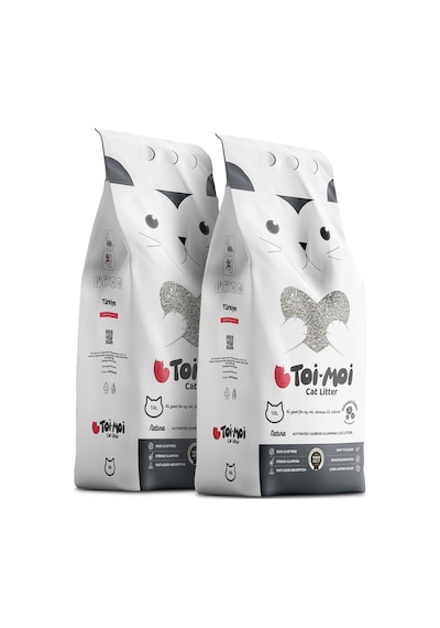 Toi Moi Aktif Karbon Sodyum Bentonit Kedi Kumu Avantaj Paket 2 x 10 KG
