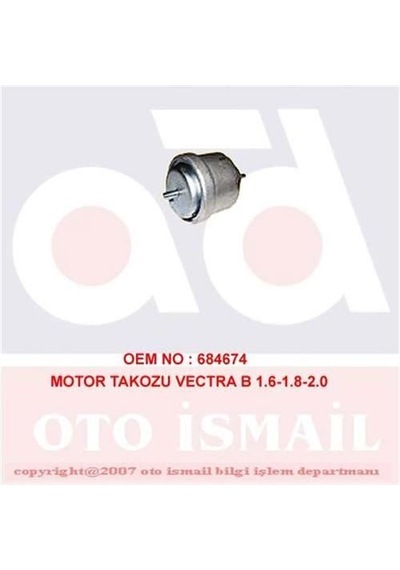 DOĞRU KAUÇUK 815 MOTOR TAKOZU SAĞ VECTRA B  1.6 1.8 2.0