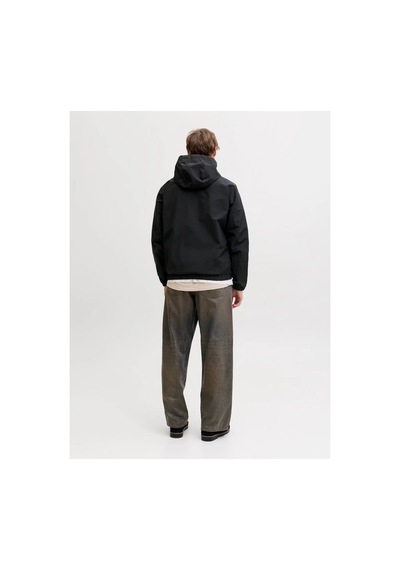 Jack & Jones 12291690 Kapüşonlu Yağmurluk Siyah Jack & Jones 12291690 Kapüşonlu Yağmurluk Siyah