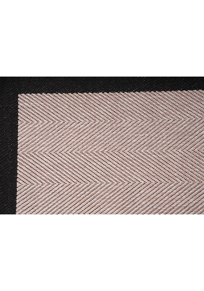 Sisal Halı- Hol Koridor Halısı- Kaymaz Taban- Yıkanabilir Kilim Halı Yolluk Bej-siyah