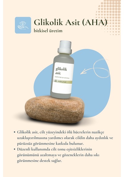 Glikolik Asit Aha 50 Ml - Leke Karşıtı, Cilt Tonu Dengeleyici Aha Serum