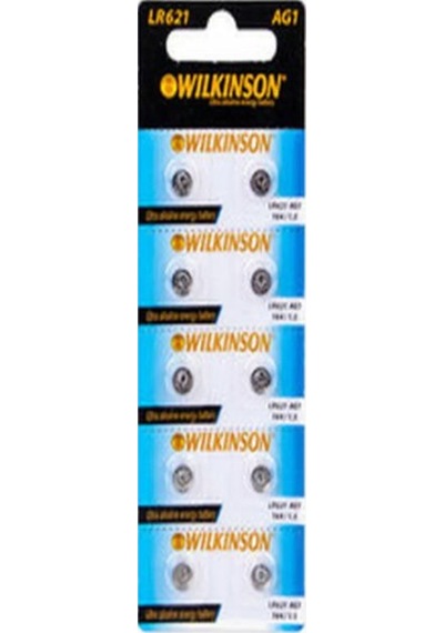 Wılkınson Ag1 Lr621 364a 1.5v Alkalin Pil 10 Adet