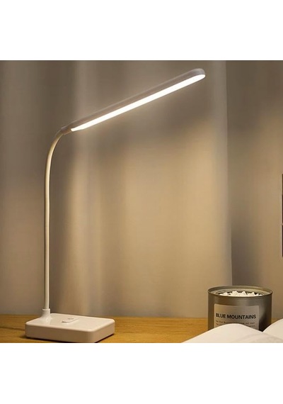 Dekoratif Dokunmatik D1901 Şarjlı Kademeli 58cm Led Masa Lambası,çalışma Masası Lambası Işığı, Yatak Odası Başucu Lambası Işığı, Kitap Okuma Enerji Sınıfı A 10 Parça Siyah