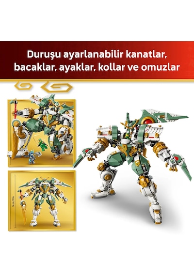 LEGO® NINJAGO® Lloyd'un Titan Robotu 15. Yıl Dönümü 71860 - 14 Yaş ve Üzeri için Minifigür İçeren Oyuncak Yapım Seti (1293 Parça)
