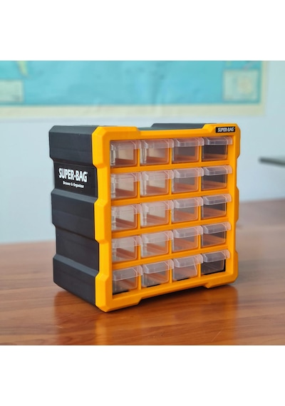 Super Bag Mono Blok Çekmece Seti 20'Li Organizer Seti Asr6006