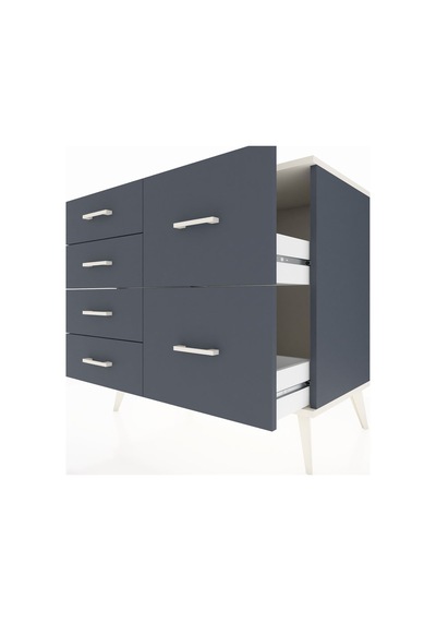 Hyperion Şifonyer 6 Çekmeceli 88x44x80 Antrasit-aytaşı/antrasit Aytaşı/antrasit Hyperion Şifonyer 6 Çekmeceli 88x44x80 Antrasit-aytaşı/antrasit Aytaşı/antrasit