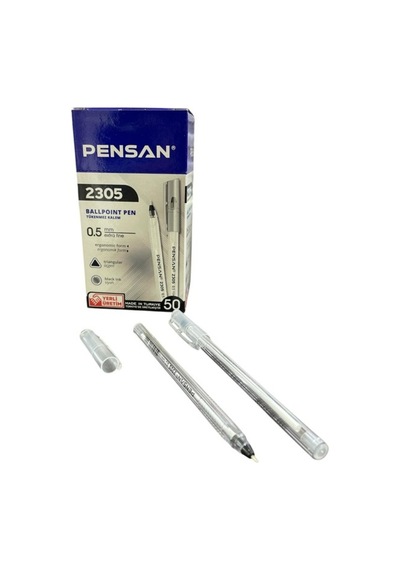 2305 Iğne Uçlu 0.5 Mm Üçgen Gövde Siyah 50'li 1 Paket Diğer