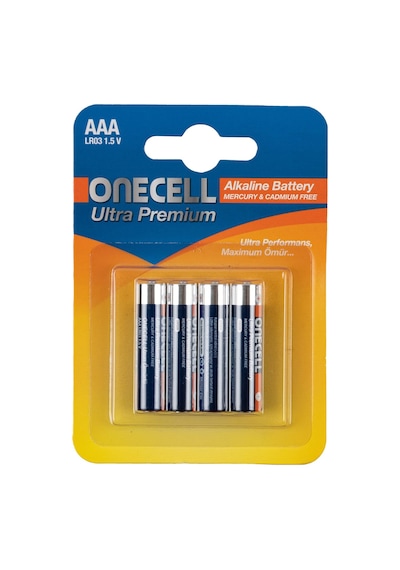 Ultra Premium Alkalin 1,5 V. 4'lü Aaa Boy Pil