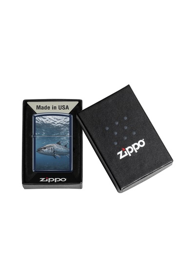 Zippo Fish Design Çakmak - 239-123494 Mavi