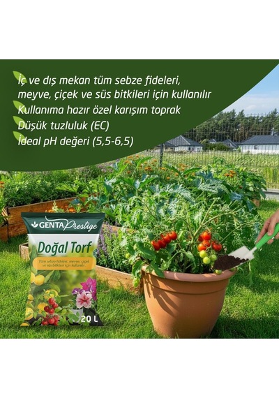 Prestige Doğal Toprak Torf 20 Lt 0