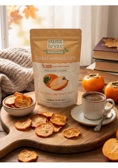 Suna Teyze Cennet Hurması Kuru Meyve Cipsi 75 G