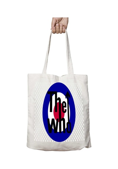 Art Hediye The Who İki Tarafı Kalıcı Baskılı Yıkanabilir Çanta Çok Renkli