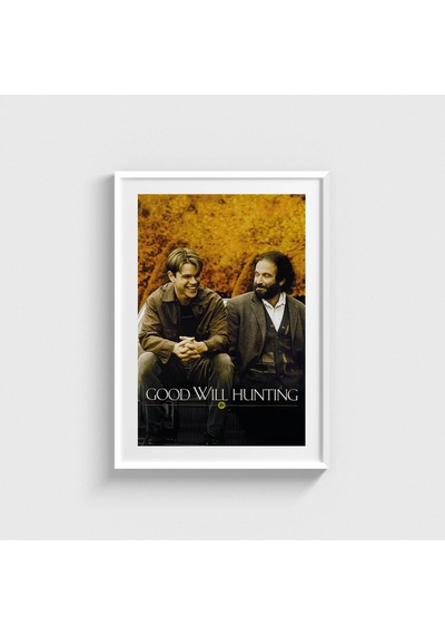 Good Will Hunting 1997 Film Posteri Tablo Çerçeveli Poster Duvar Dekorasyonu Beyaz Çerçeveli Tablo Beyaz Çerçeveli Tablo Dn11d281beyaz