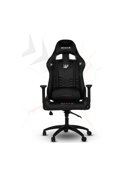 Rio Kısmi Derili Terletmez Kadife Kumaş Siyah Gaming Oyuncu Koltuğu-1 Siyah