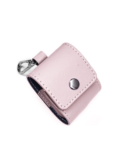 Fitcase Apple Uyumlu AirPods 1/2 Kılıf Faux Kapaklı Pembe
