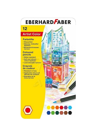 Eberhard Faber Artist Color Kuru Boya Kalem Seti 12Li 516112