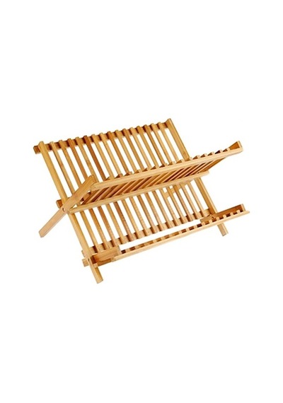 38cm Ahşap Bambu Bulaşık Tabaklık 4401 Bambu