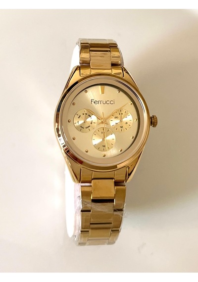 Ferrucci Fcf86741 Spor Kasa Çelik Kadın Kol Saati+bileklik Hediye