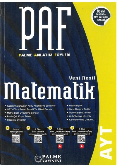 Palme Ayt Matematik Palme Anlatımlı Föyleri Çok Renkli